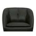 thumbnail image 4 of Flexsteel Homestyles Wade Black Leather Swivel Chair, 4 of 5