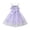 Purple, variant on Sngxgn Girls Long Sleeve Dress Crewneck Flowy A-Line Dress Casual(Pink,90)