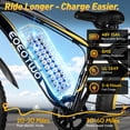 thumbnail image 4 of EOEOTWO E01 Electric Bike for Adults,48V 15Ah Removable Battery 60Miles Longe Range, Fast Cruiser Ebike, 26'' Fat Tire All-Terrain Mountain Ebike with LED Display UL2849, 4 of 16