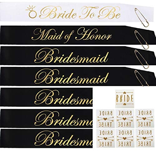1Pc Pink Bachelorette Party Sashes Bride to Be Sash Maid Honor Bridesmaia TO 