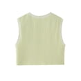 thumbnail image 2 of Women Embroidery Flower Vest, Sleeveless Open Front Casual Outwear Gilet (XS-L), 2 of 3