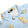 thumbnail image 4 of Polo Print Hotdog Short Sleeve Golf Shirts Mens Golf Shirt Moisture Wicking Dry Fit Golf Shirts for Men Funny Crazy Golf Polo Shirt for Men, 4 of 7
