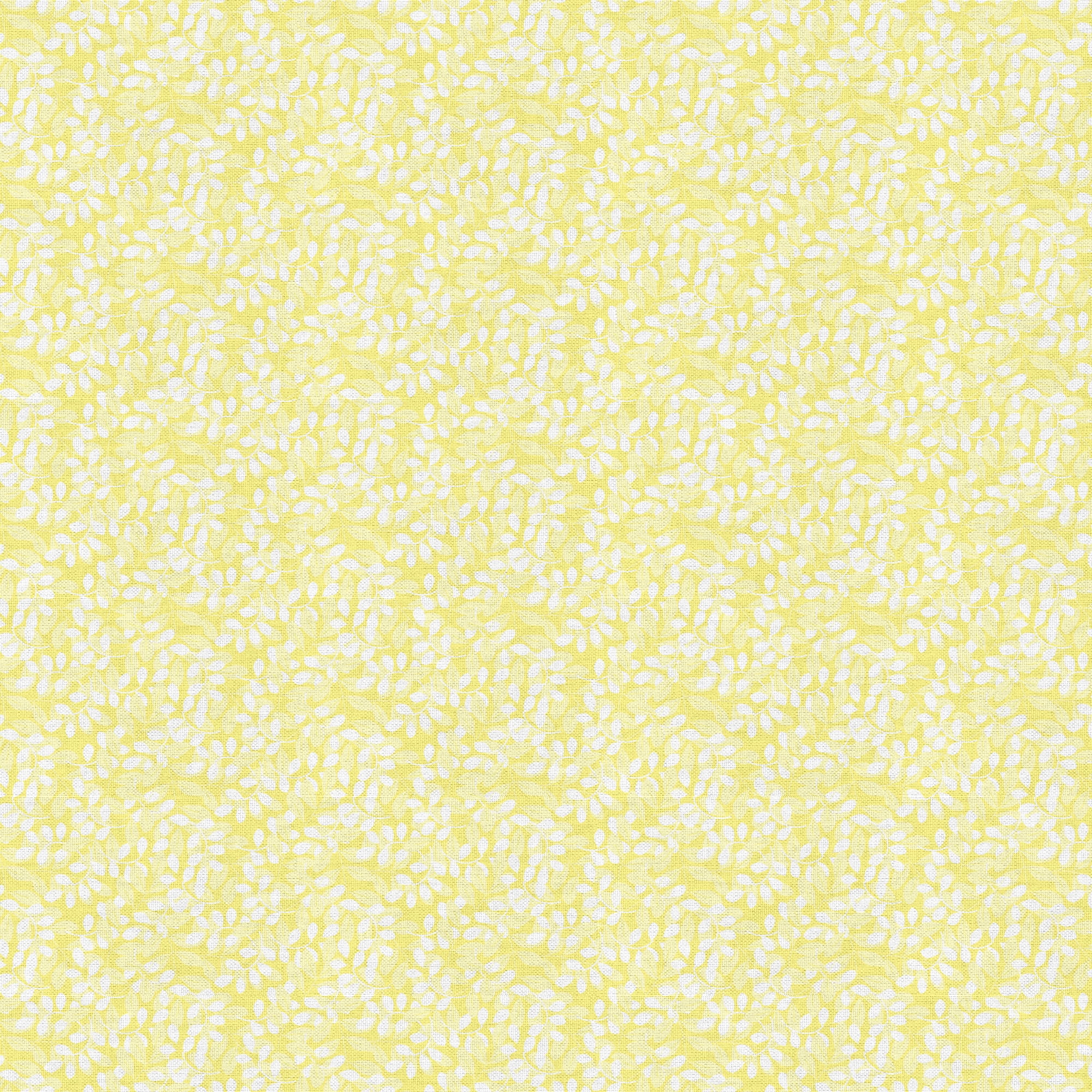 Create It 2 yard Cotton Floral Texture Precut Sewing & Craft Fabric, Yellow 1 Piece