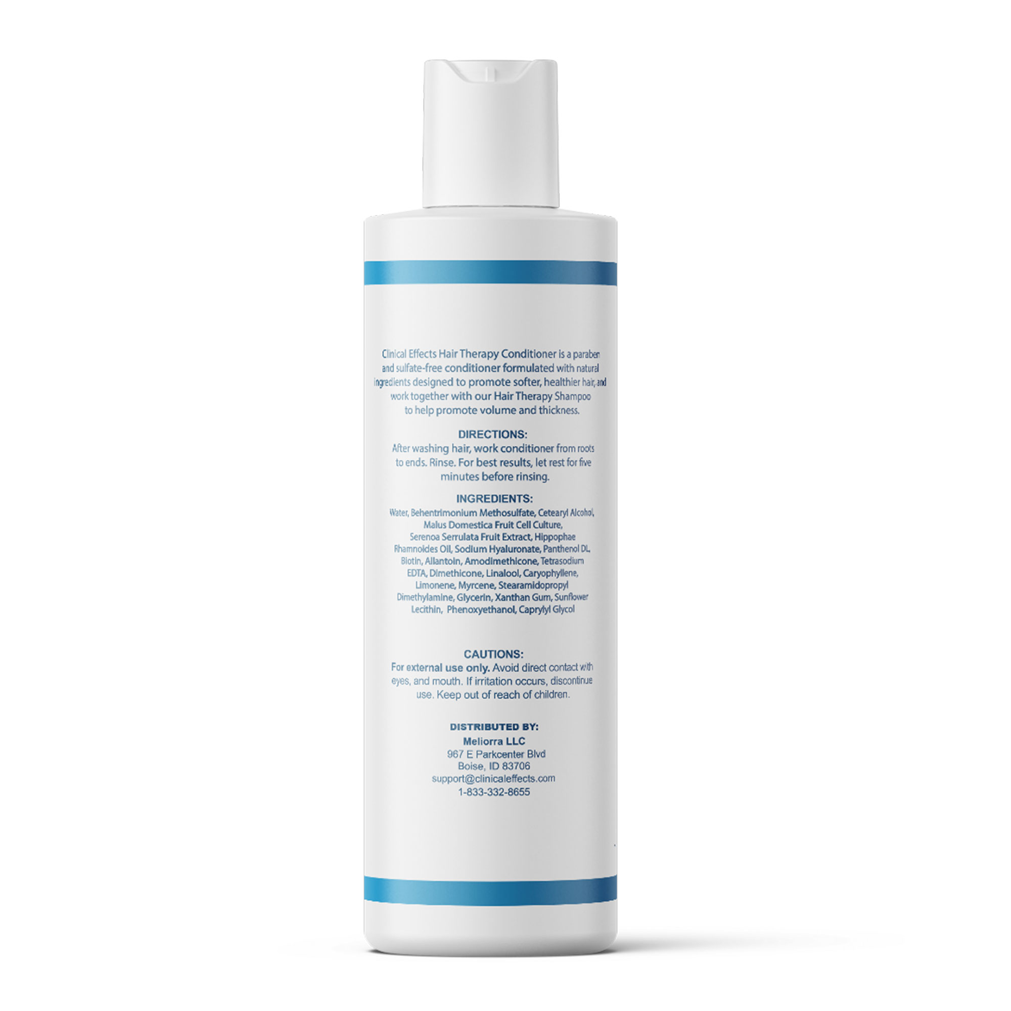 Clinical Effects Hair Therapy Conditioner - Deep Conditioner for Hair Loss and Damaged Hair - 8 Fl oz - Thickening Conditioner for Men and Women - With Saw Palmetto, Biotin, Panthenol - Made in USA 1