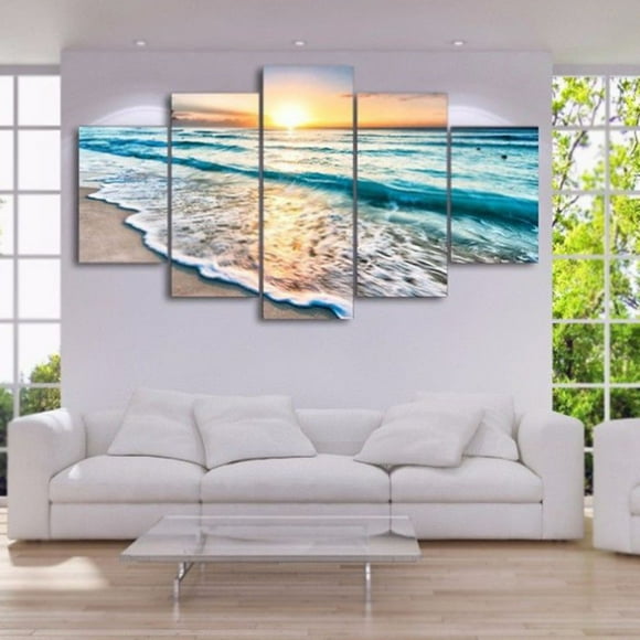 Dvkptbk Hanging Paintings Unframed Oil Painting Print Canvas Picture Home Wall Room Decoration Home Decor