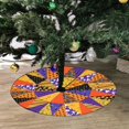 thumbnail image 5 of Christmas Tree Skirt 36 inches Pumpkin Skull Ghost Witch Cat Xmas Tree Mat for Holiday New Year Halloween Party Decoration Plaid Decor, 5 of 6