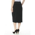 thumbnail image 2 of INC $60 Womens New 1033 Black Below The Knee Pencil Wear To Work Skirt S B+B, 2 of 2