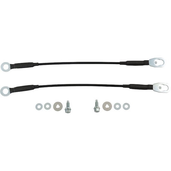 Tailgate Support Cable 2 Piece - Compatible with 1998 - 2004 Nissan Frontier 1999 2000 2001 2002 2003