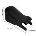 thumbnail image 2 of HOOWIFFY Rear Wiper Arm Replacement Cover Pbt Black 1Set for Car Truck SUV 2004-2010 Models, 2 of 8