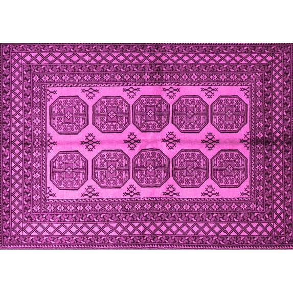 Ahgly Company Indoor Rectangle Southwestern Pink Country Area Rugs, 8' x 10'