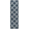 thumbnail image 2 of SAFAVIEH Himalaya Maralyn Geometric Wool Runner Rug, Navy/Silver, 2'3" x 8', 2 of 7