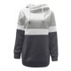 thumbnail image 4 of Mujeres Casual Patchwork Pullover Turleneck Hoodies Manga larga Cordón con capucha Tops Sudadera Fridja  fksj3614, 4 of 6