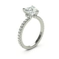 thumbnail image 3 of 2.00 Ct Solitaire Heart Shaped Diamond Wedding Rings for Women Solid 14K White Gold, 3 of 9