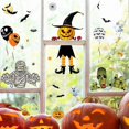 thumbnail image 3 of Etiqueta de la ventana Autoadhesiva Fuerte adherencia Patrón de terror extraíble Mejorar la atmósfera Pvc Calcomanía de la ventana de Halloween Etiqueta de fondo de la pared Soporte para el hogar, 3 of 5