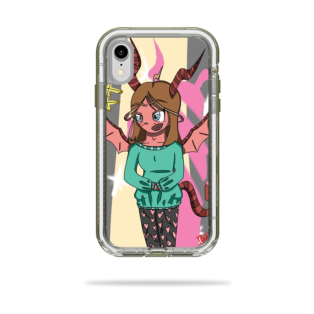 Skin Decal Wrap Compatible With LifeProof NEXT iPhone XR Case Sticker Design Demon Child