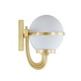 thumbnail image 6 of Aspen Creative 62312, Bathroom Vanity 4 Lights Fixture, 32" W x 7-3/4" H x 7-1/8" E, Warm Brass Finish, Bulb Not Included, 6 of 8