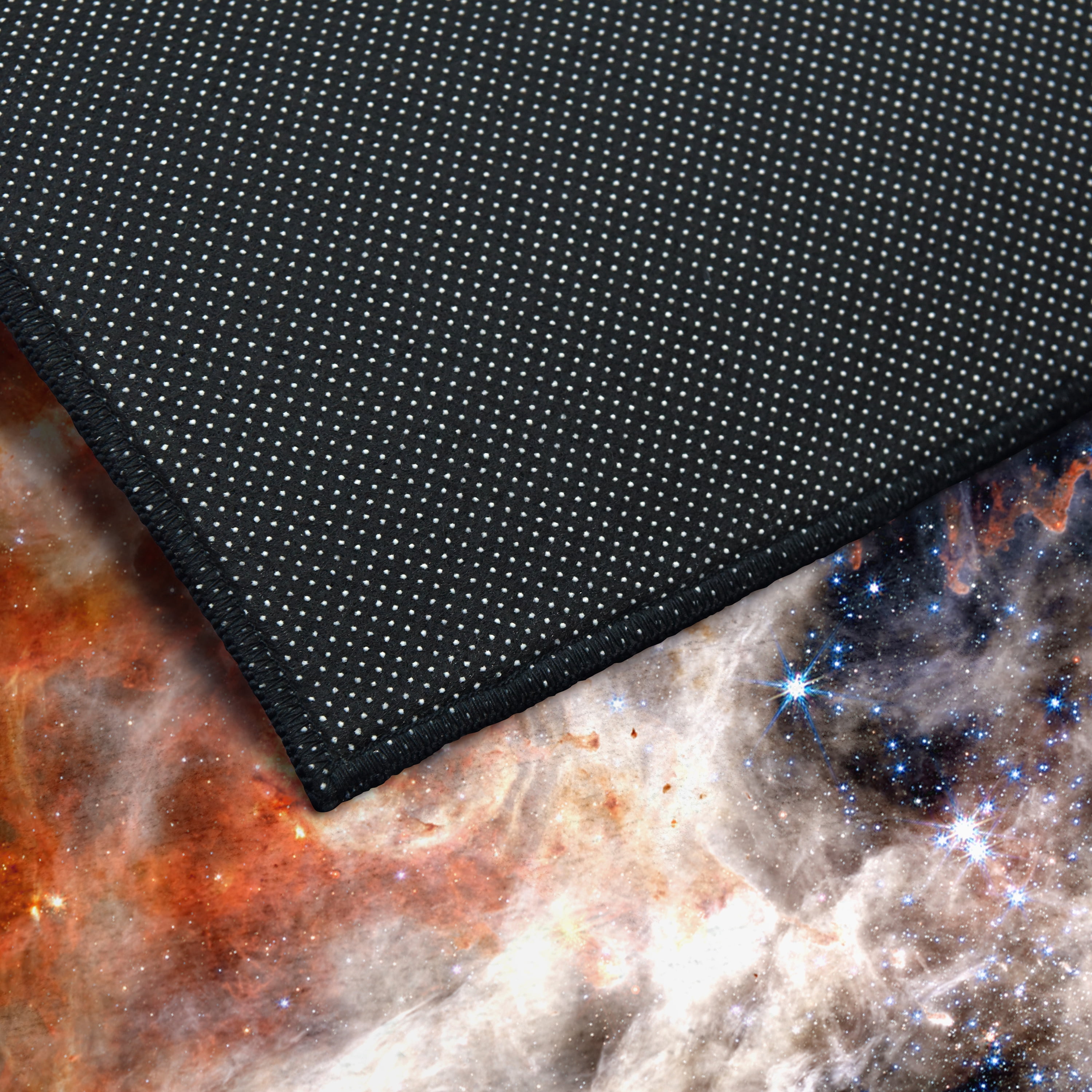 The James Webb Space Telescope Washable Art Area Rug size 5'x8', Power-loomed, Heavenly Softness with Non-Slipping Backing