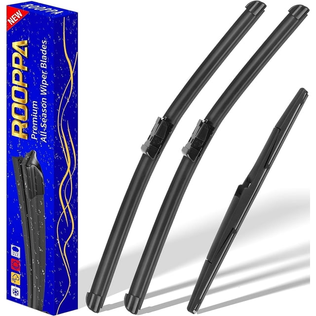 3 limpiaparabrisas de repuesto para Honda CRV CR-V 2017-2021, limpiaparabrisas de repuesto del equipo original - 26"/17"/12" (juego de 3) GANCHO U/J