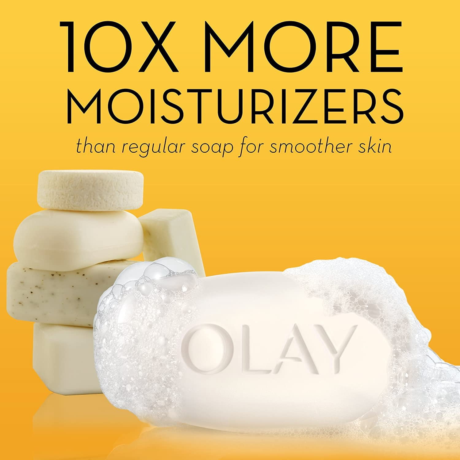 Olay Ultra Moisture Beauty Bar Soap with Shea Butter, 3 oz, 4 ea (Pack of 2)