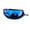 Black BLUE, variant on Velos™ Sports Shades Sunglasses – Polarized Mirrored TAC Lenses Baseball Cycling