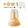 thumbnail image 4 of KLKCMS Electric Pottery Wheel Set for Kids Art Painting Kit Pottery Forming Machine Yellow, 4 of 9