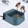 thumbnail image 1 of Cuenco de agua calentado para perros, cuenco de agua automático para perros al aire libre, bebedero con calefacción para perros, cuenco de agua para mascotas, cuenco de agua automático para, 1 of 5