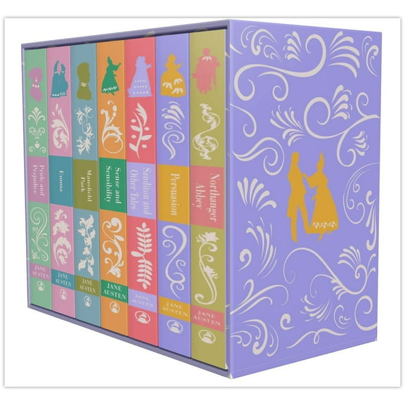 Jane Austen: The Complete 7 Books Box Set Clothbound Hardcover 2020 New