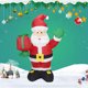thumbnail image 5 of Juguetes inflables de 135 m para dibujos animados de patio de césped decoración de accesorios de Navidad de Papá Noel Hugtrwg Para estrenar, 5 of 9