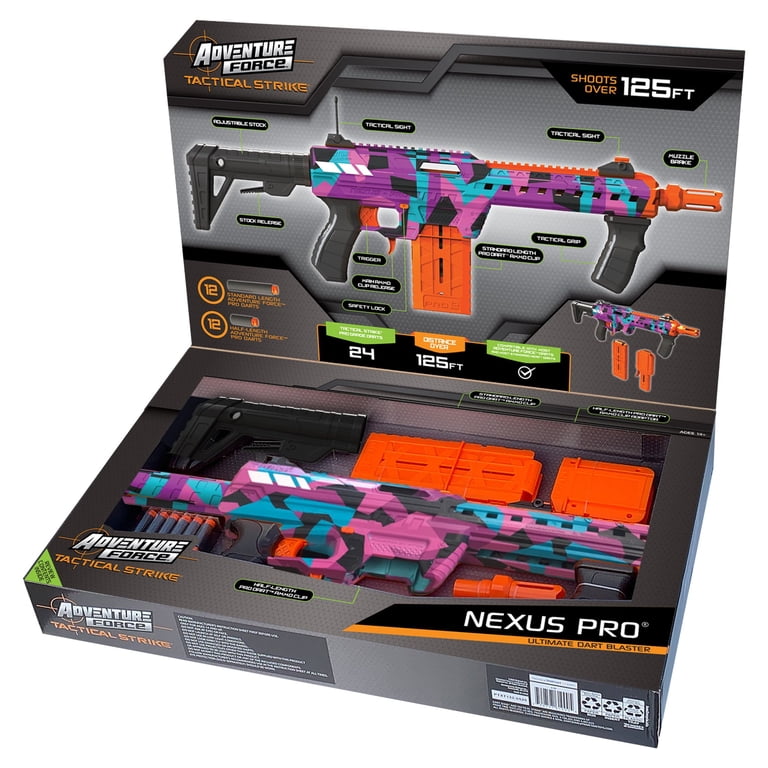 Adventure Force Tactical Strike Nexus Pro Camo Dart Blaster Shoots