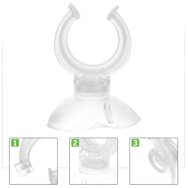 UPOUART 8Ud Clip Succión Transparente Para Acuario Para Sostener En Superficies De