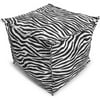 Zebra Pouf