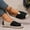 #313-Black, variant on Yusimy Women's Fashionable Casual Retro Lace-Up Shoes - Round Toe Chunky Heel Platform Sole Low-Cut Leather Shoes in British Style for Everyday Outfits