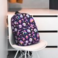 thumbnail image 3 of Lukts Skull mushroom space Pattern 15 Inch Student Backpack, Waterproof Laptop Backpack with Adjustable Shoulder Straps, Lightweight Travel, Campus Backpack, Unisex, 3 of 6