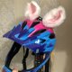 thumbnail image 5 of Orejas de Gato para Casco Orejas de Felpa Gancho y Bucle Adhesivo Accesorio para Casco para Bicicleta Motocicleta Superficies Lisas Decoración para Casco Rosa Rojo, 5 of 5