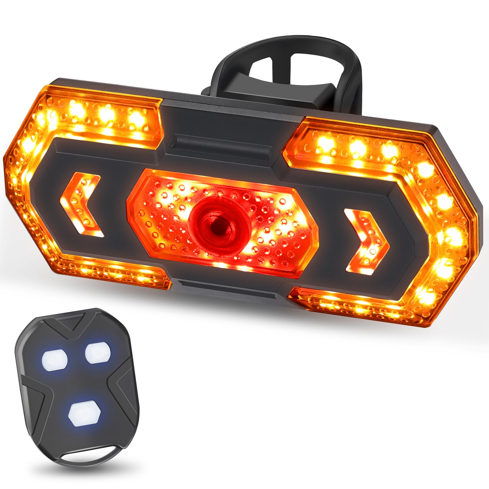 Zacro USB Rechargeable Bike Tail Light with Remote Control photo 5