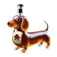 thumbnail image 1 of Uinagy Dachshund Whiskey Bottle, 1 of 5