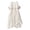 White, variant on Qiopertar Linen Embroidered Dress for Women Casual Loose Fit Round Neck Short Sleeve Solid Color Summer Beach Vacation Boho Flowy Maxi Dress, White 3XL