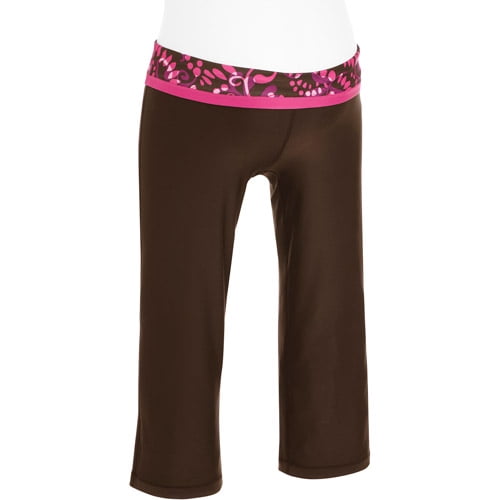 Danskin Now - Maternity Reversible Waistband Yoga Capri Pants