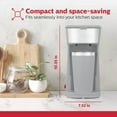 thumbnail image 6 of Holstein Housewares Personal Single Serve Coffee Maker Grey Includes 14Oz. Stainless Steel Interior Thermal Travel Mug, 6 of 8