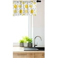 thumbnail image 3 of Ambesonne Lemon Window Valance, Summer Citrus Fruit Polka Dot, 42" x 18", Mustard Charcoal Grey, 3 of 3