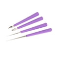 thumbnail image 4 of EXHUMKY Bead Hole Opener with 4pcs Puncher for Craft ABS Material Violet Color 0.63mm Size, 4 of 8