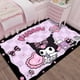 thumbnail image 2 of Sanrio Kuromi-alfombra periférica para el hogar, manta de cabecera completa para dormitorio, sala de estar, alfombrilla resistente a las manchas para tomar fotos, 2 of 4