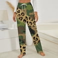 thumbnail image 3 of Camouflage Glitter Leopard Print Winter Female Pants Flannel High Waist Women Pants Lady Warm Straight Leg Plush Trousers, 3 of 7
