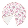 thumbnail image 2 of KLL Rose Flowers Christmas Tree Skirt 48" ,Party Decorations Farmhouse for Christmas Decorations Holiday Party, 2 of 6