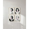 thumbnail image 5 of HAUS AND HUES Celebrity Wall Art Pop Art Wall Decor - Set of 4 Fashion Wall Art | Audrey Hepburn Poster, Marilyn Monroe Wall Art, Grace Kelly Poster, Elizabeth Taylor Pop Art Posters UNFRAMED 8"x10", 5 of 6