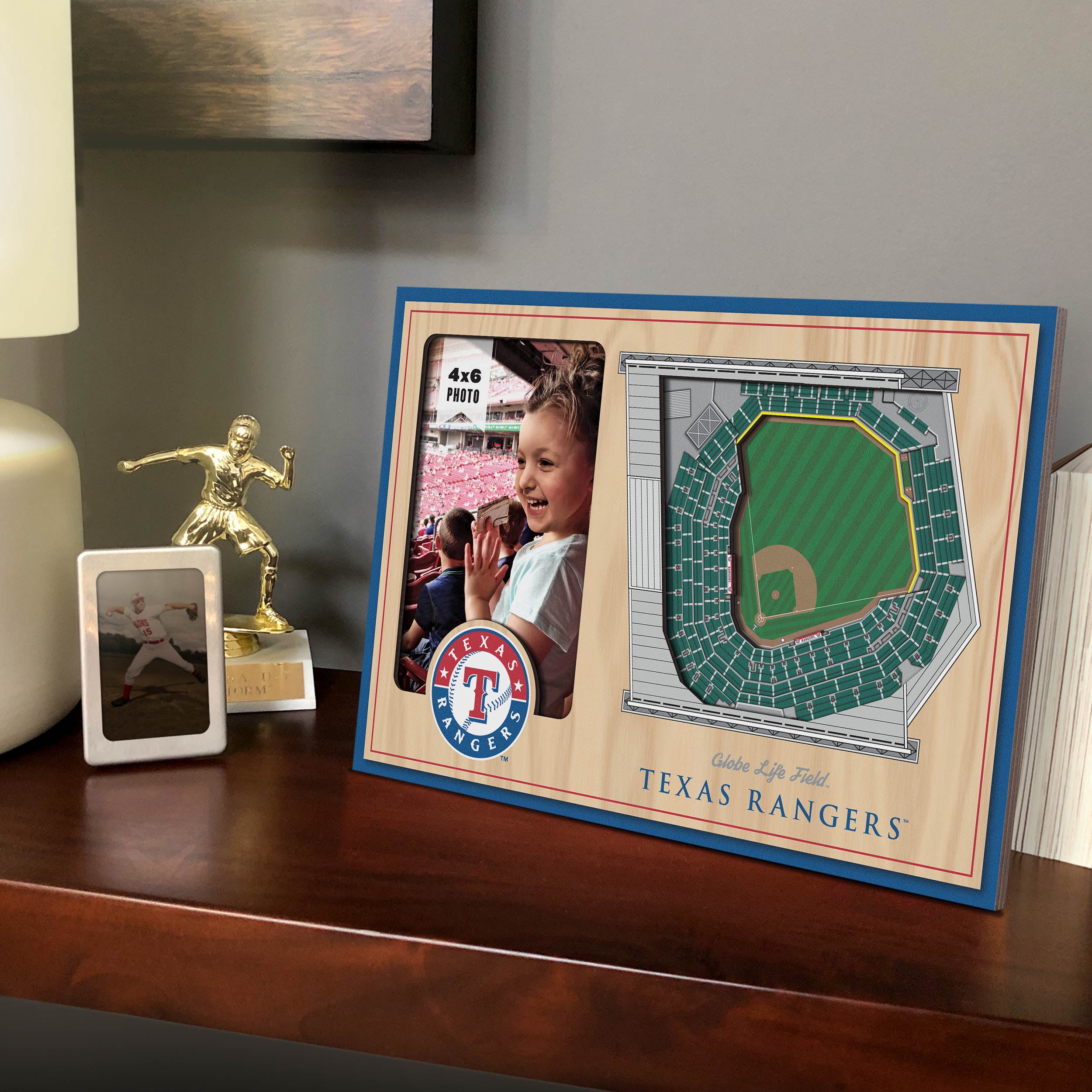 YouTheFan MLB Texas Rangers 3D StadiumView Picture Frame