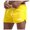 Fluorescence Yellow, variant on Men's Board Shorts Swim Trunks, Lightweight Breathable Beach Surfing Pants, Drawstring Elastic Waist Summer Casual Design for Pool Vacation and Swimming