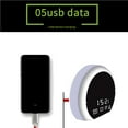 thumbnail image 1 of USB Temperature Clock Digital Mirror Alarm Clock Mirror Clock Clock Digital Mirror Office For Bedroom Living Room Office, 1 of 9