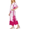thumbnail image 3 of HAPPY BAY Women's Loose Tunics House Wear Beach Dresses 12-16 Pink-AC924, 3 of 4