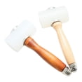 thumbnail image 1 of Ergonomic Wood-Handled Dual-Material Hammer with Robust Rubber Nylon Head for Leather Carving, Furniture Protection & Installation – Versatile DIY Tool for Precise, Heavy-Duty Tasks (Deep Brown, 1 of 5